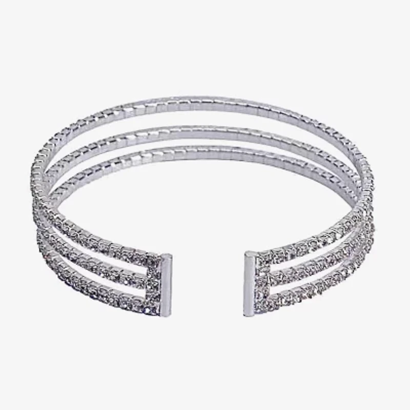 Vieste Rosa Womens Crystal Cuff Bracelet