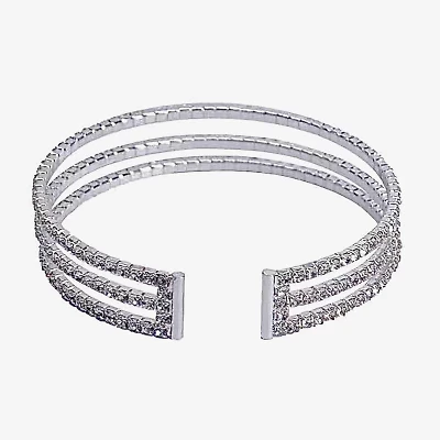Vieste Rosa Womens Crystal Cuff Bracelet