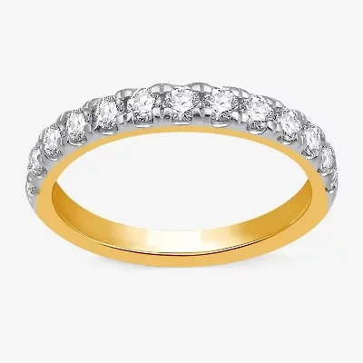 I Said Yes (H-I / I1) 3/4 CT. T.W. Lab Grown White Diamond Sterling Silver or 14K Gold Over Wedding Band