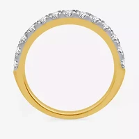 I Said Yes (H-I / I1) 3/4 CT. T.W. Lab Grown White Diamond Sterling Silver or 14K Gold Over Wedding Band