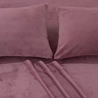 Linery Velvet Plush Fleece Sheet Set