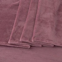 Linery Velvet Plush Fleece Sheet Set