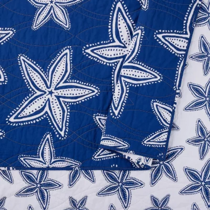 Makers Collective Sea Star Reversible Quilt Set