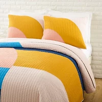 Makers Collective Modshapes Reversible Quilt Set