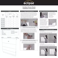 Eclipse Drew Energy Saving Cordless Blackout Roman Shade