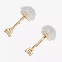 1/10 CT. T.W. Natural White Diamond 14K Gold 2.5mm Stud Earrings