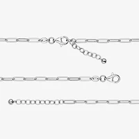 Paris 1901 By Charles Garnier Womens Sterling Silver Solid 6 3/4 Inch Link Bracelet