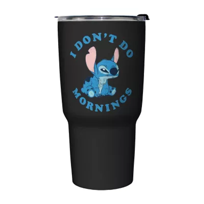 Disney Collection Stitch Mornings 27 Oz Stainless Steel Travel Mug