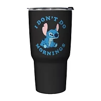 Disney Collection Stitch Mornings 27 Oz Stainless Steel Travel Mug