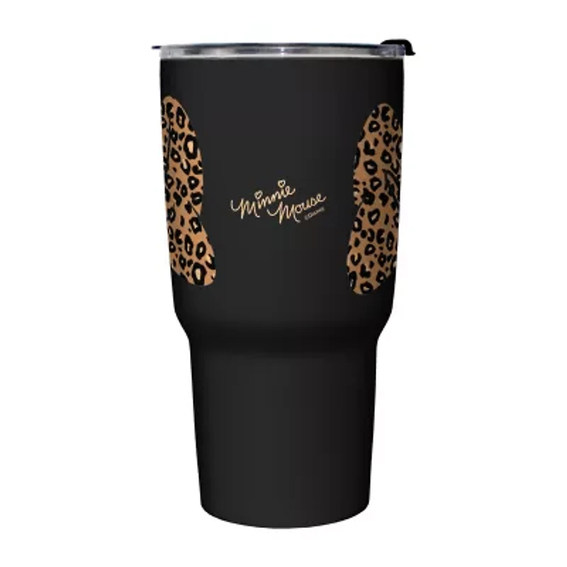 Disney Collection Mickey Animal Print Bow 27 Oz Stainless Steel Travel Mug