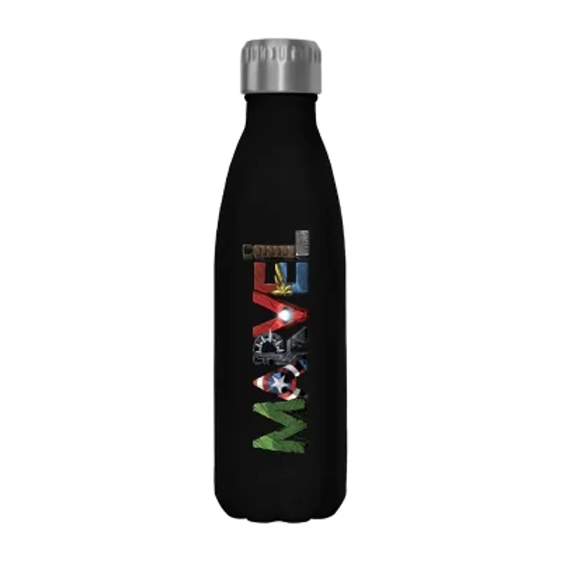 Disney Collection Black Panther Fan Letters 17 Oz Stainless Steel Bottle