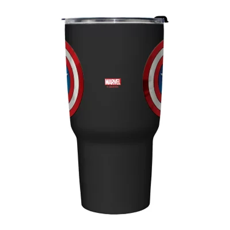 Disney Collection Captain America Shinyshield 27 Oz Stainless Steel Travel Mug