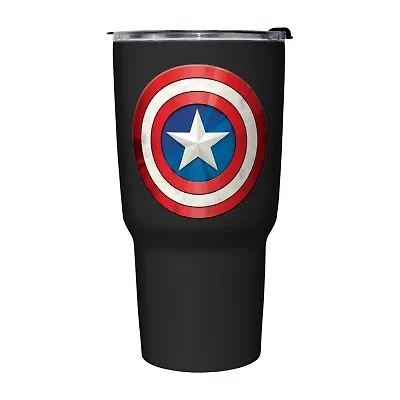 Disney Collection Captain America Shinyshield 27 Oz Stainless Steel Travel Mug