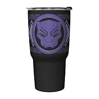 Disney Collection Black Panther Wakanda Forever Logo 27 Oz Stainless Steel Travel Mug