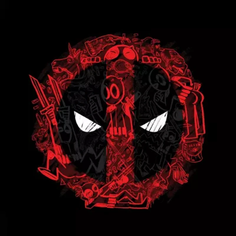 Disney Collection Deadpool Icons 17 Oz Stainless Steel Bottle
