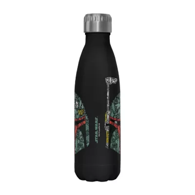 Disney Collection Star Wars Boba Icons 17 Oz Stainless Steel Bottle