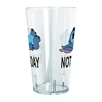 Disney Collection Not Today Stitch 24 Oz Tritan Cup 4pc Set