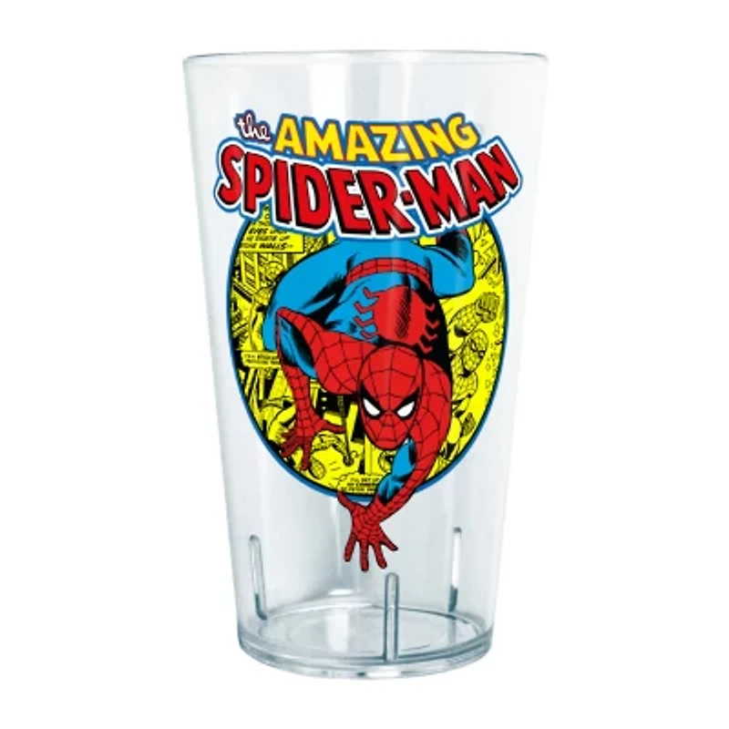Disney Collection Marvel Spiderman Urban Hero 24 Oz Tritan Cup 4pc Set