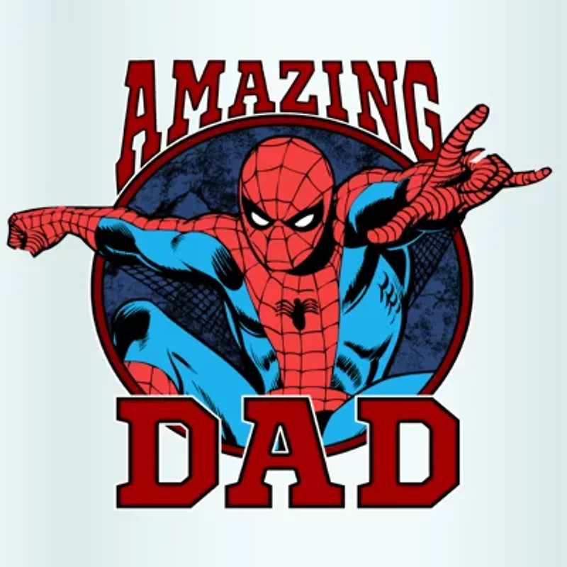 Disney Collection Marvel Spiderman Amazing Dad 16 Oz Tritan Cup 2pc Set