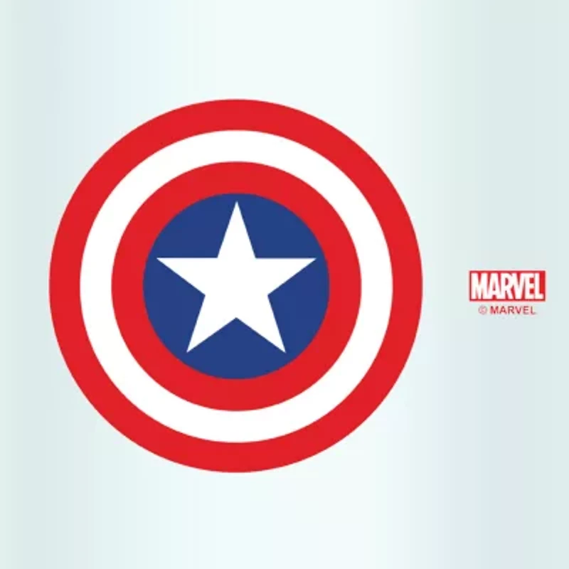 Disney Collection Marvel Captain America Classic 16 Oz Tritan Cup 2pc Set