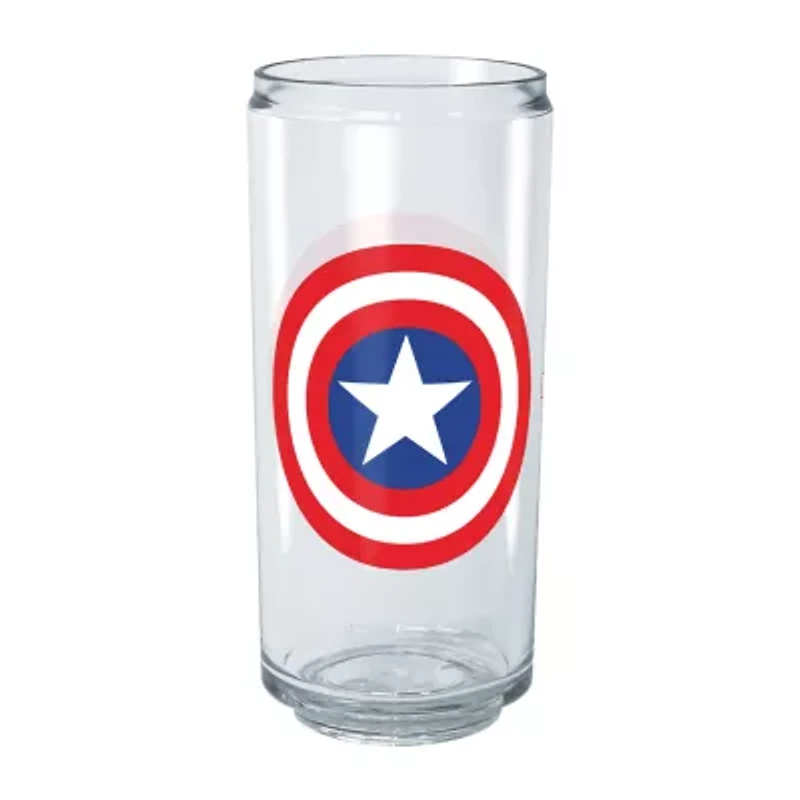 Disney Collection Marvel Captain America Classic 16 Oz Tritan Cup 2pc Set