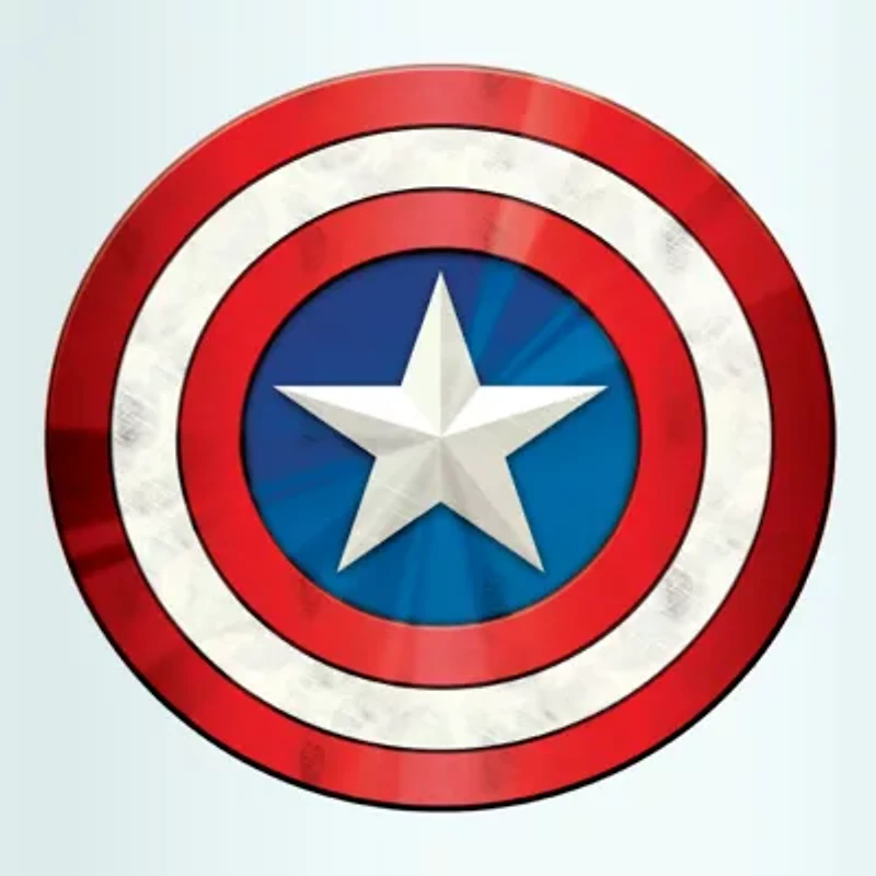 Disney Collection Marvel Captain America Shinyshield 24 Oz Tritan Cup 4pc Set