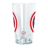 Disney Collection Marvel Captain America Classic 24 Oz Tritan Cup 4pc Set