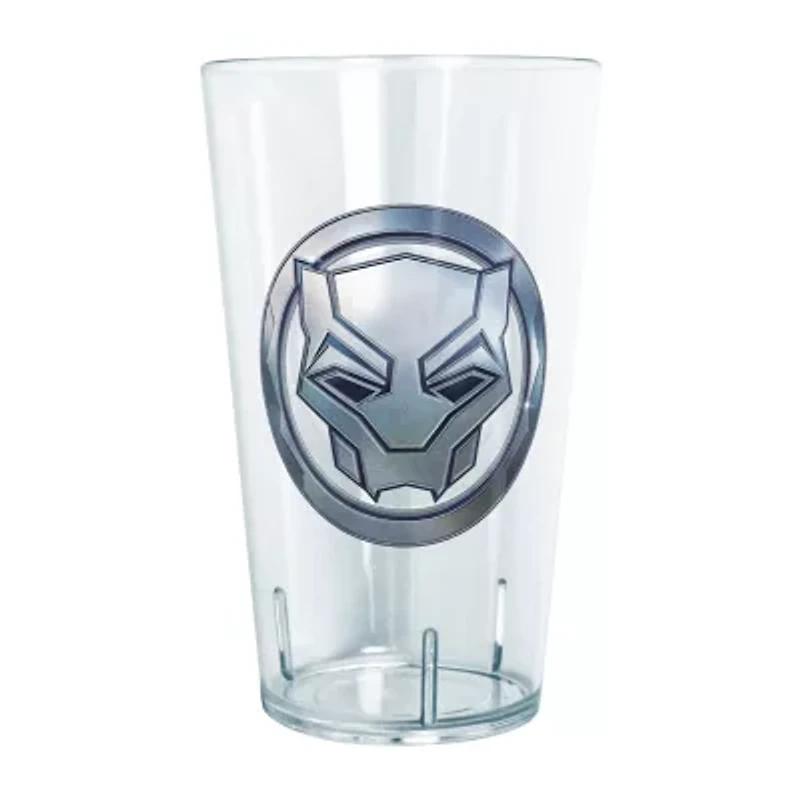 Disney Collection Marvel Black Panther Wakanda Forever Logo 24 Oz Tritan Cup 4pc Set