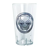 Disney Collection Marvel Black Panther Wakanda Forever Logo 24 Oz Tritan Cup 4pc Set