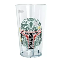 Disney Collection Star Wars Boba Icons 24 Oz Tritan Cup 4pc Set