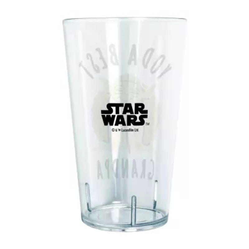 Disney Collection Star Wars Best Grandpa Yoda Says 24 Oz Tritan Cup 4pc Set
