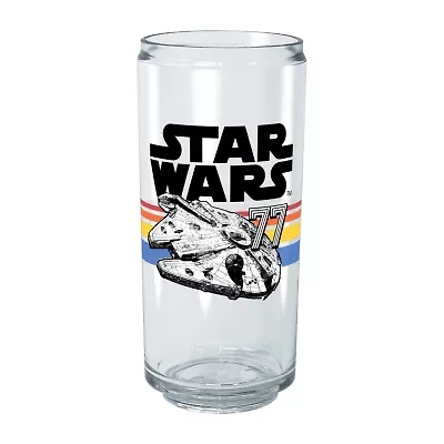 Disney Collection Star Wars Vintage Falcon Stripes 16 Oz Tritan Cup 2pc Set