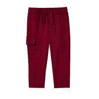Okie Dokie Baby Boys Tapered Regular Fit French Terry Jogger Pant