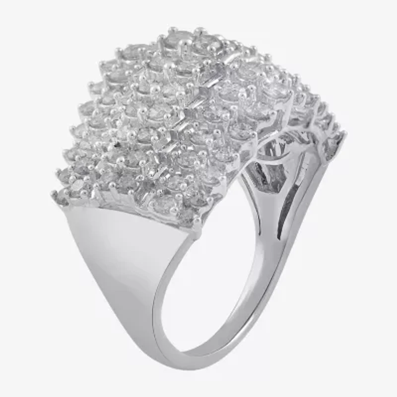 Womens 2 CT. T.W. Natural White Diamond 10K or 14K  Yellow Gold Cocktail Ring
