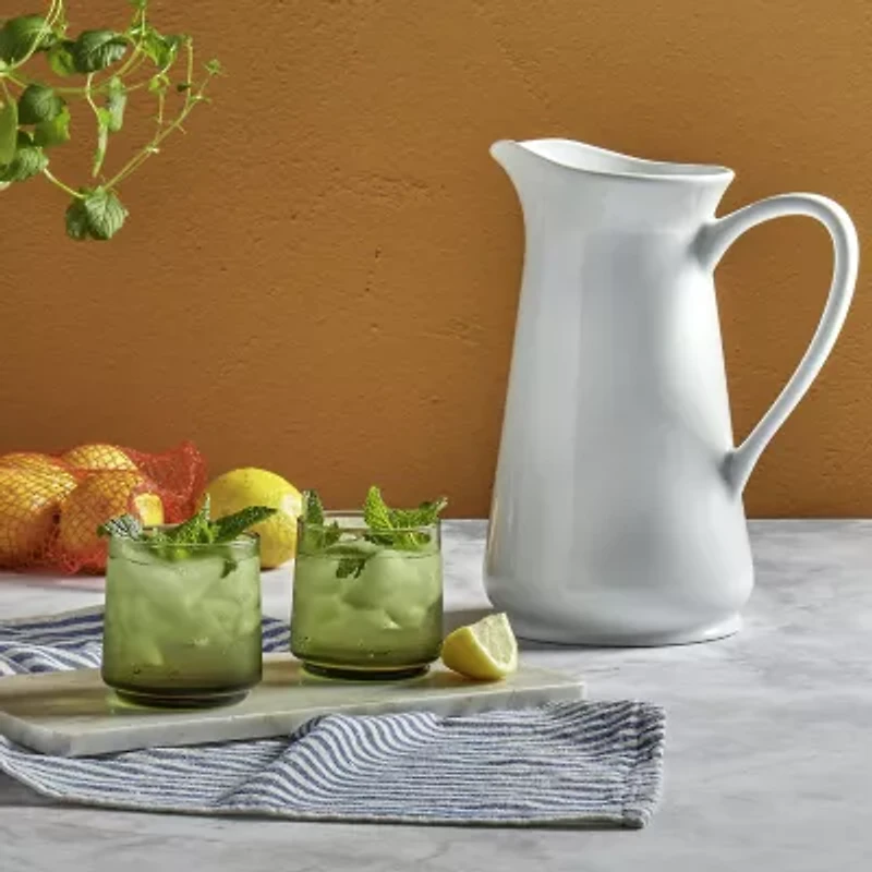 Denmark 2.8l White Porcelain Lead Free Serving Pitcher