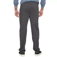 Stylus Mens Big and Tall Straight Fit Flat Front Pants