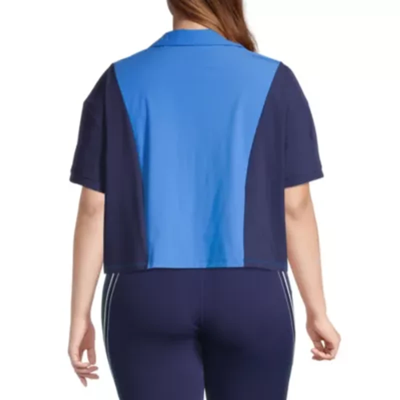 Sports Illustrated Plus Womens Short Sleeve Polo Shirt