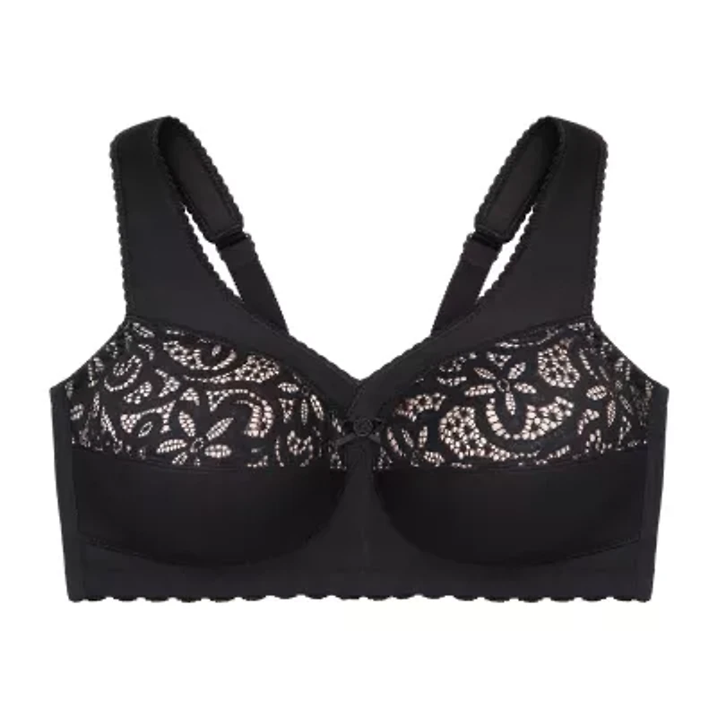 Glamorise Cotton Magic Lift® Support Unlined Wireless Full Coverage Bra 1001
