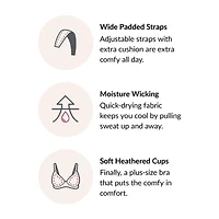 Glamorise MagicLift® Moisture Control Wirefree Bra-1064