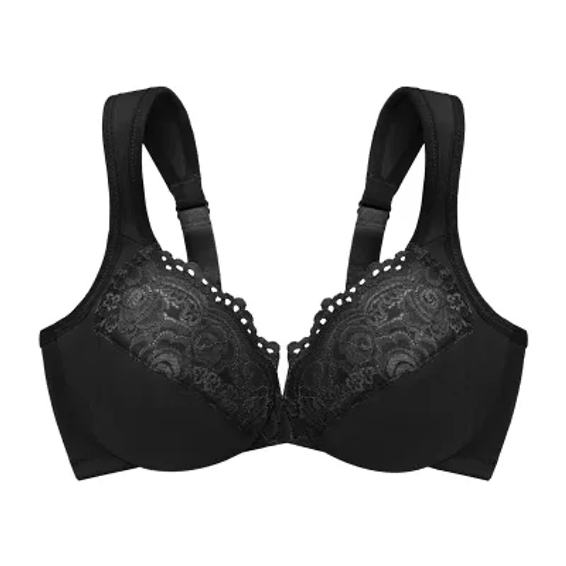 Glamorise Low Cut WonderWire® Lace Underwire Bra- 1240