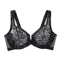 Glamorise Lacey T-Back Front-Closure WonderWire® Underwire Bra-9246