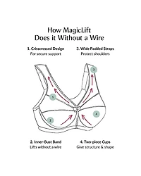 Glamorise MagicLift® Original Support Wirefree Bra-1000