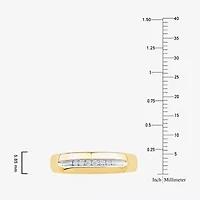 Unisex Adult 3/8 CT. T.W. Natural White Diamond 10K Gold Marquise Side Stone Halo Bridal Set