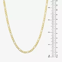 10K Yellow Gold 3.9mm 20-22" Hollow Figaro Chain
