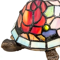 Dale Tiffany Toto Turtle Floral Accent Desk Lamp