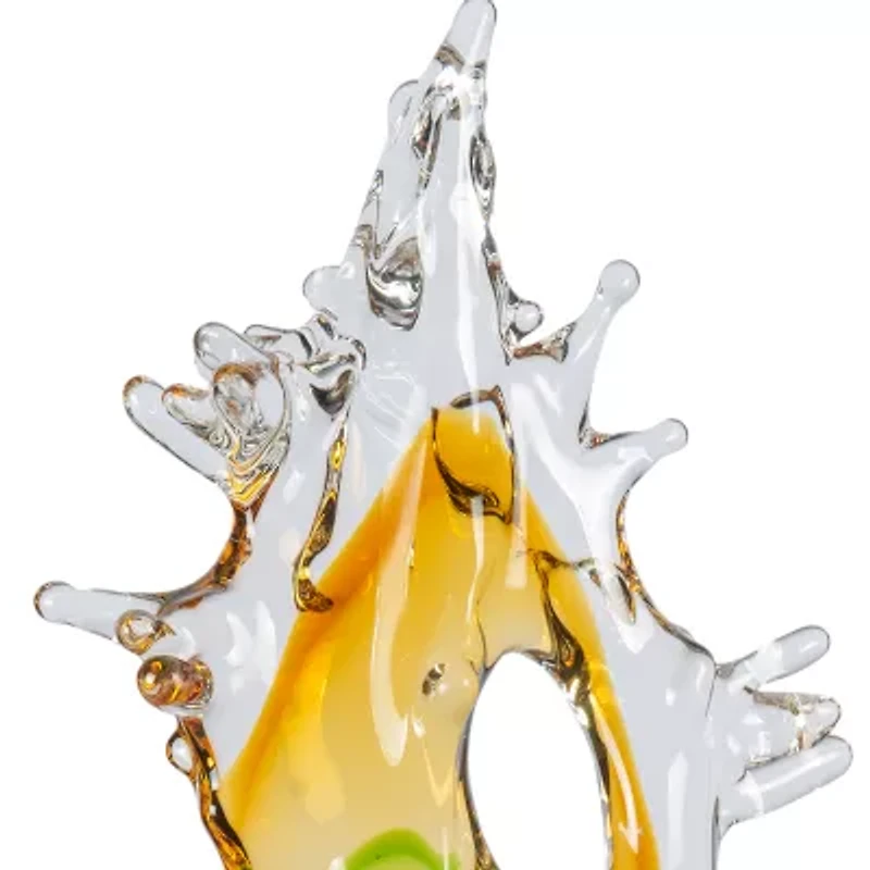 Dale Tiffany Mauna Kea Art Glass Sculpture Birthday Figurine