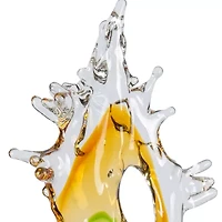 Dale Tiffany Mauna Kea Art Glass Sculpture Birthday Figurine