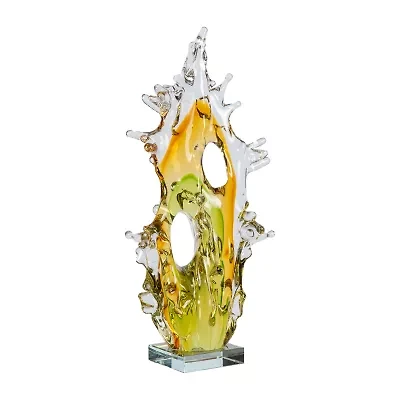 Dale Tiffany Mauna Kea Art Glass Sculpture Birthday Figurine