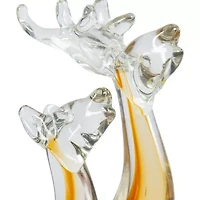 Dale Tiffany Arroyo Deer Art Glass Sculpture Birthday Figurine