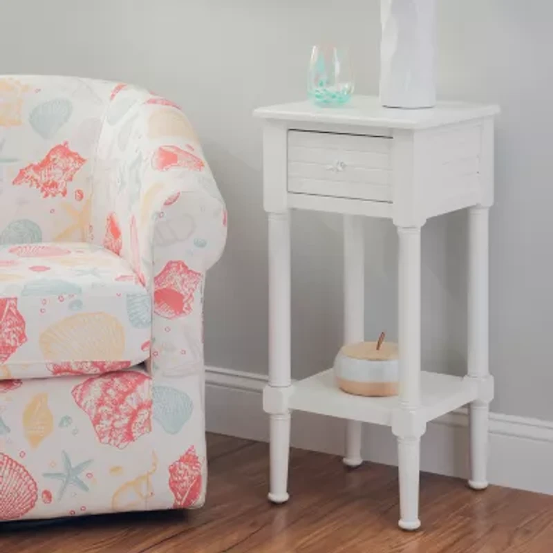 Shangri Storage 1-Drawer End Table